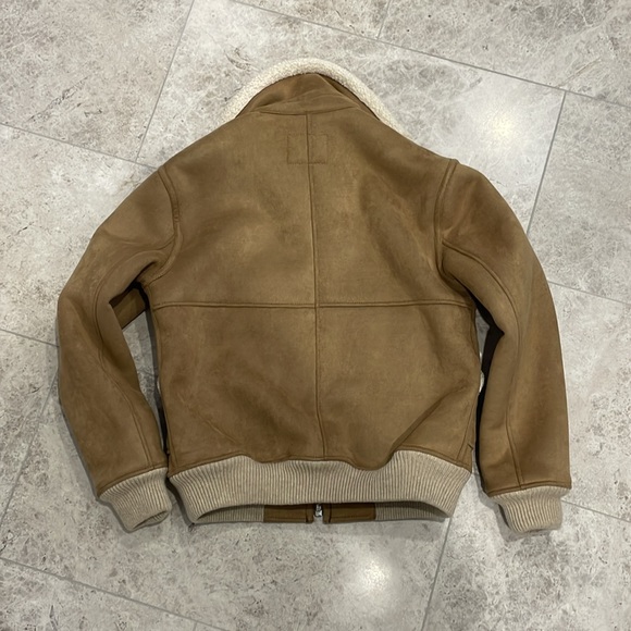 Wilfred Echo jacket - Sherpa and suede bomber - Picture 6 of 8